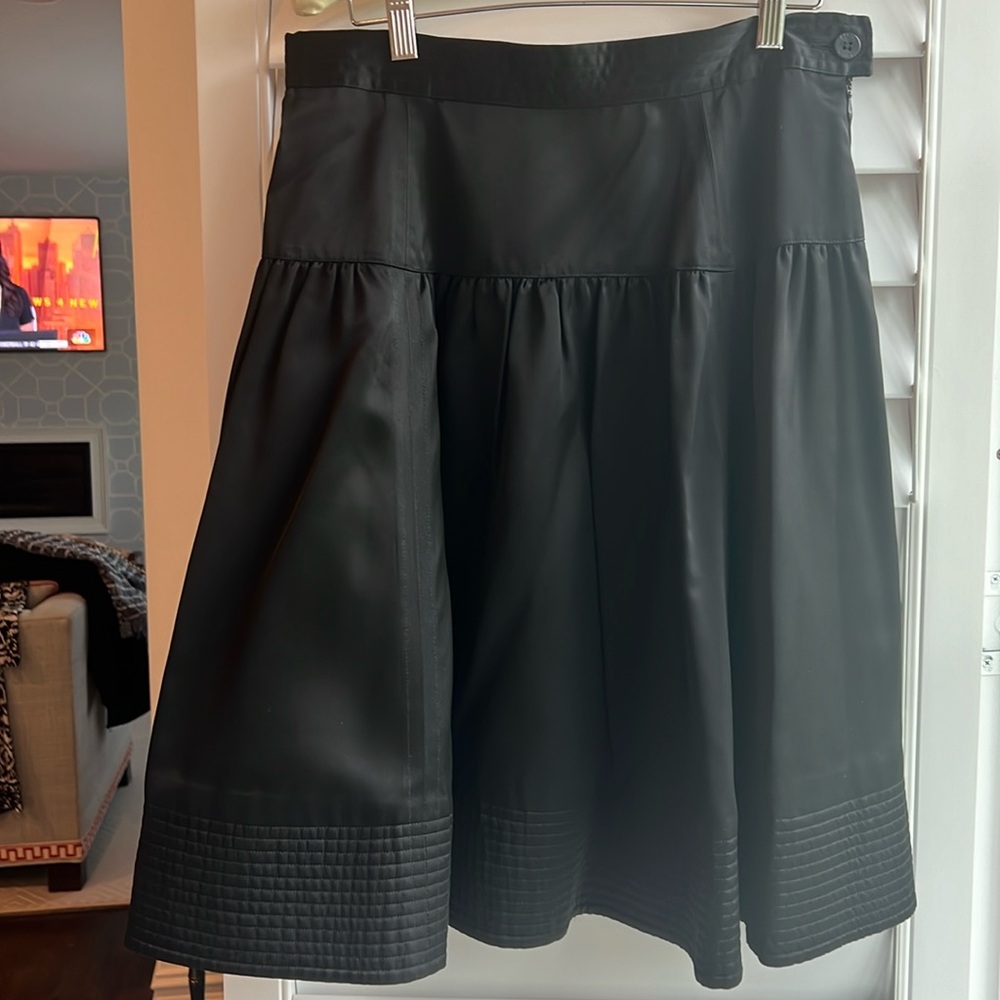 Louis Feraud satin skirt